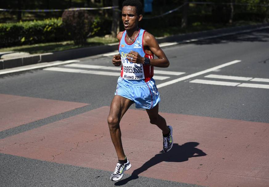vincitore Ghirmay Ghebreslassie in azione (Reuters)